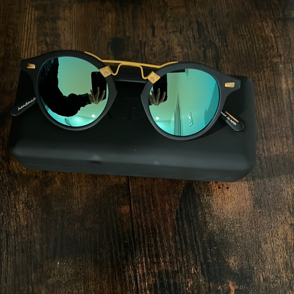Krewe black sunglasses